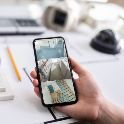 Plano security camera feed on cell phone