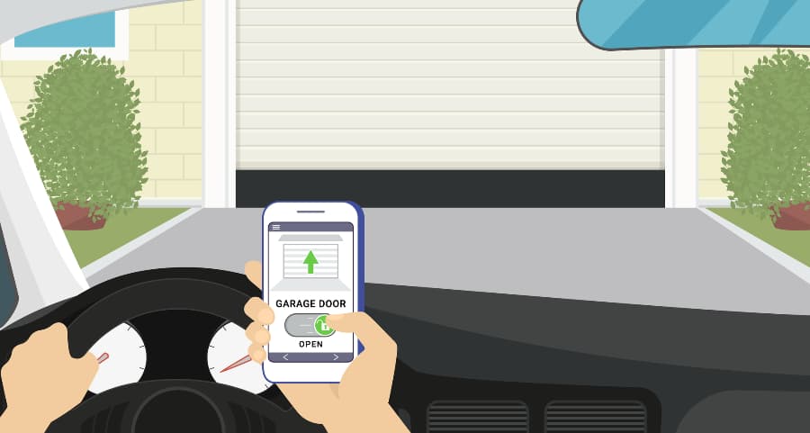 Garage door automation tips for Plano